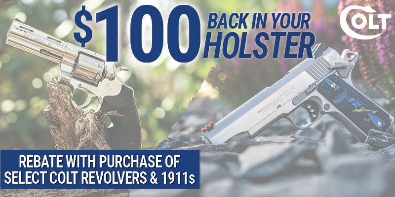 Revolver and 1911 Rebate